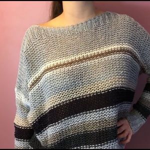 Knit striped sweaters